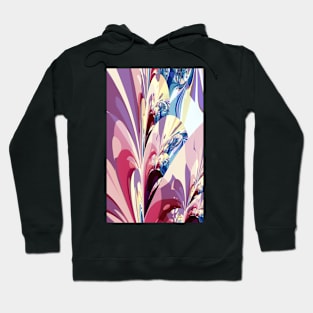 Abstract Floral Design Hoodie